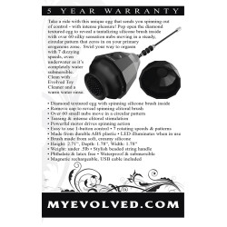Evolved Stimulateur de clitoris Spinning O 7 Rotations